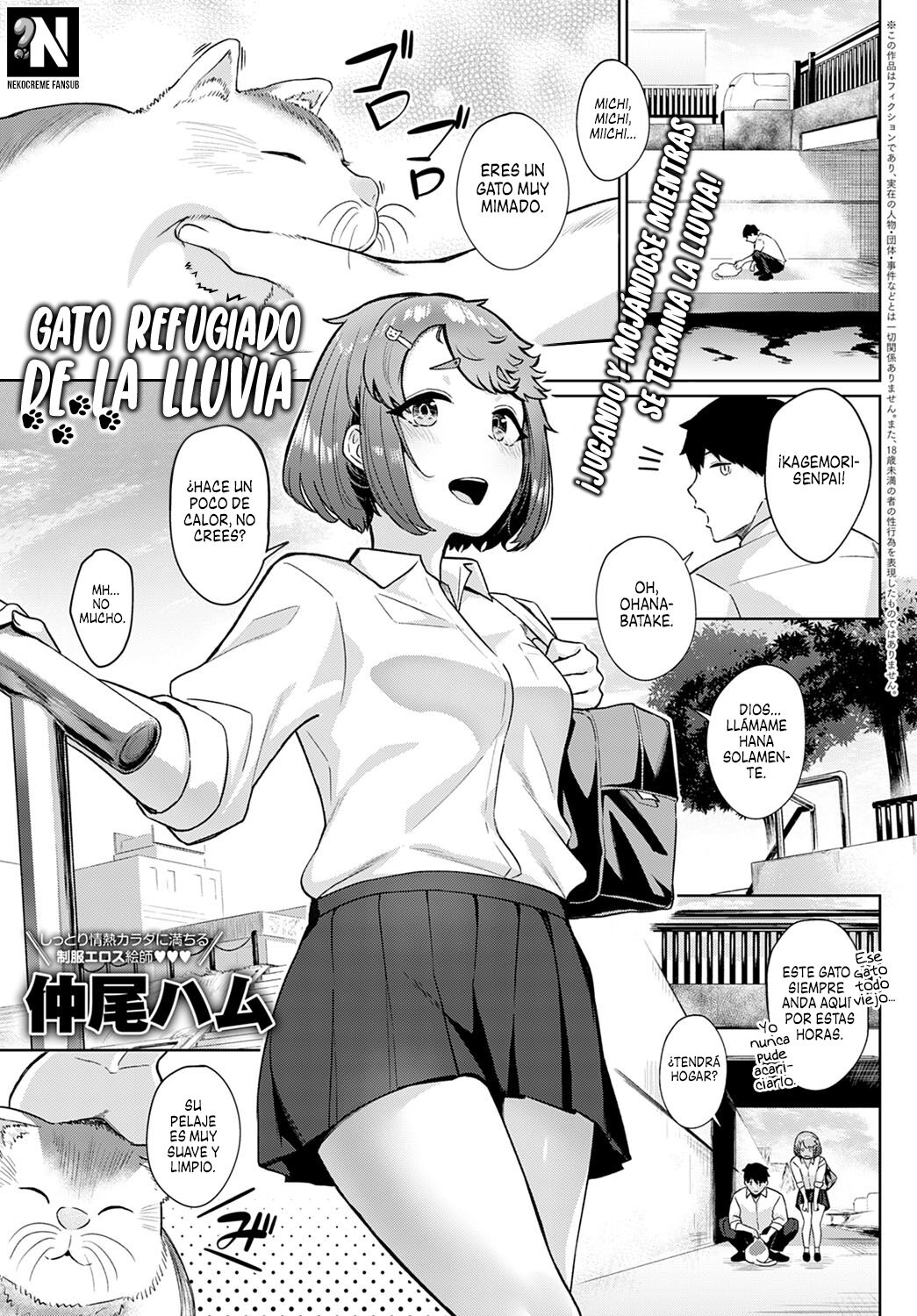 Neko nochi Amayadori | Gato Refugiado de la Lluvia page 1 full