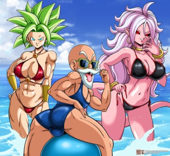 [Fran Fuentes] Kamesennin Beach Time (Dragon Ball Super) cover