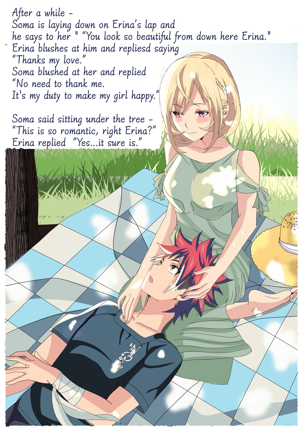 Soma and Erina summer vacation page 8 full