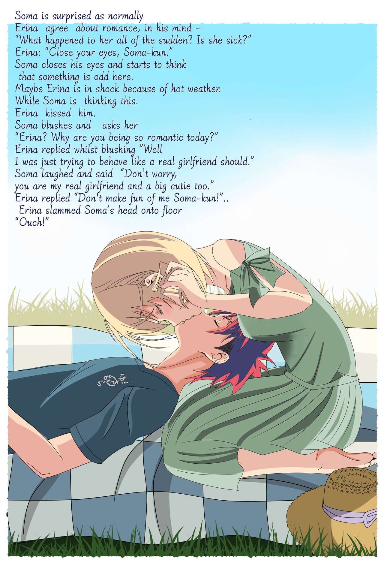 Soma and Erina summer vacation page 9 full