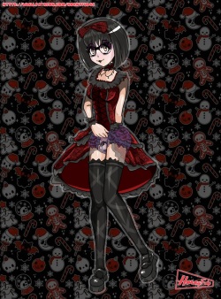 Commissioner's OC, goth look