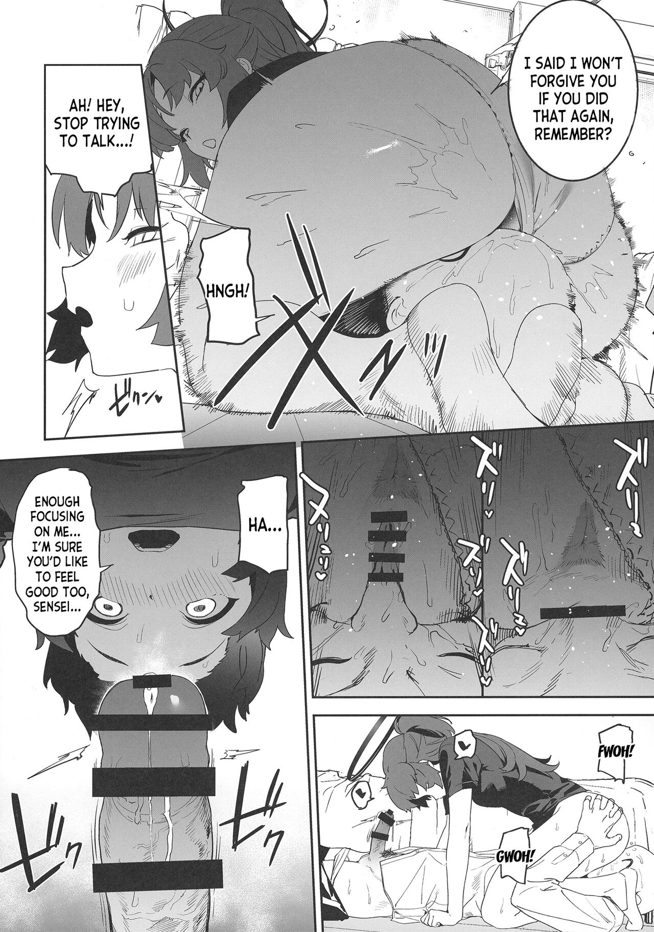 Shimi Ase Yuuka no Mure Momo Manko page 10 full