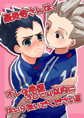 [Jyakkan Stockings (Chuuko, Ipoka)] Gouenji-san wa, Ore no Hankei 30CM Inai ni Hairanaide Kudasai!!! (Inazuma Eleven) [Digital] cover