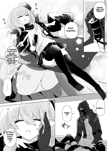 iwashi80] Doctor laying hands on sleeping Durin (Arknights) [English] cover