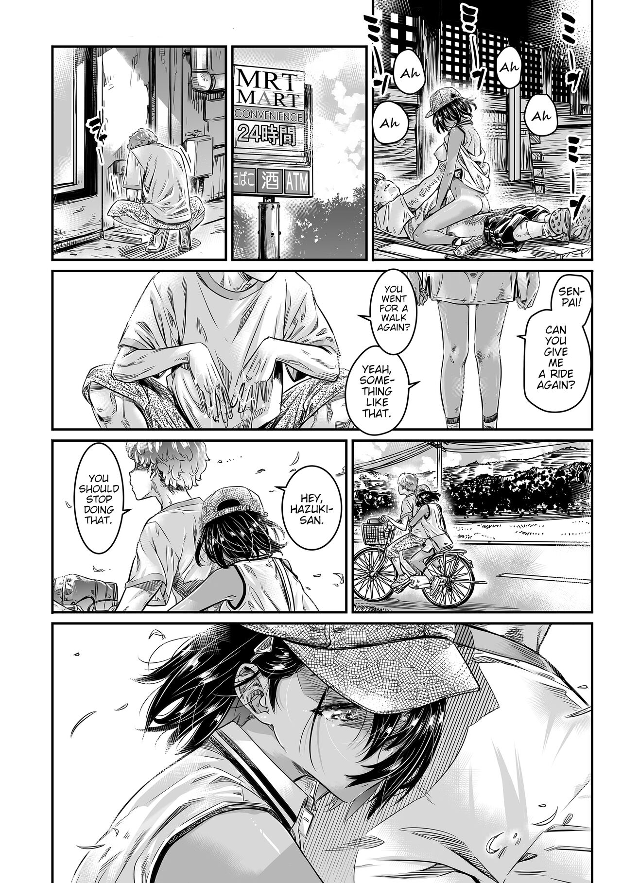 Hiyake no Bitch Shoujo wa, Doutei no Senpai o Yagai Sex ni Sasou page 11 full