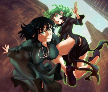 [Khartemis] Sisters: Tatsumaki & Fubuki (One-Punch Man) cover