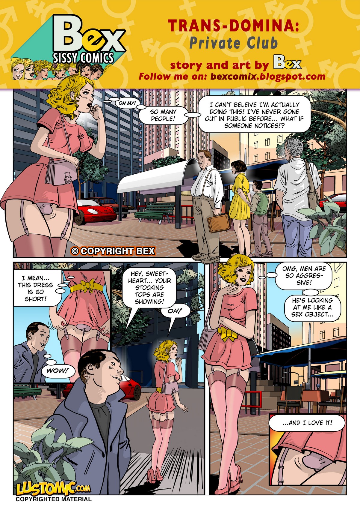Bex. Trans-Domina: Private Club page 1 full