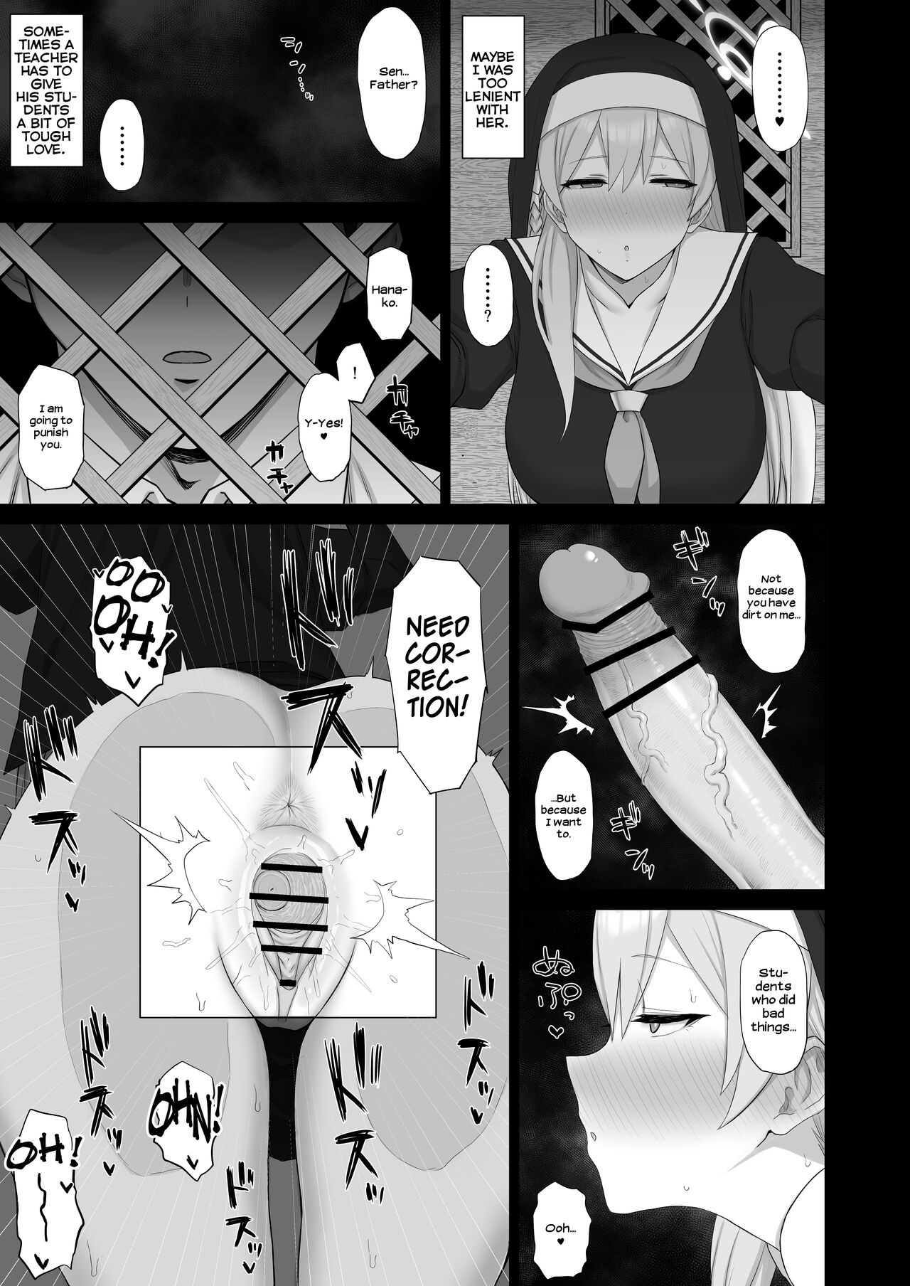 Roshutsu Shoujo to Zange Ana | The Exhibitionist and the Confessional page 12 full
