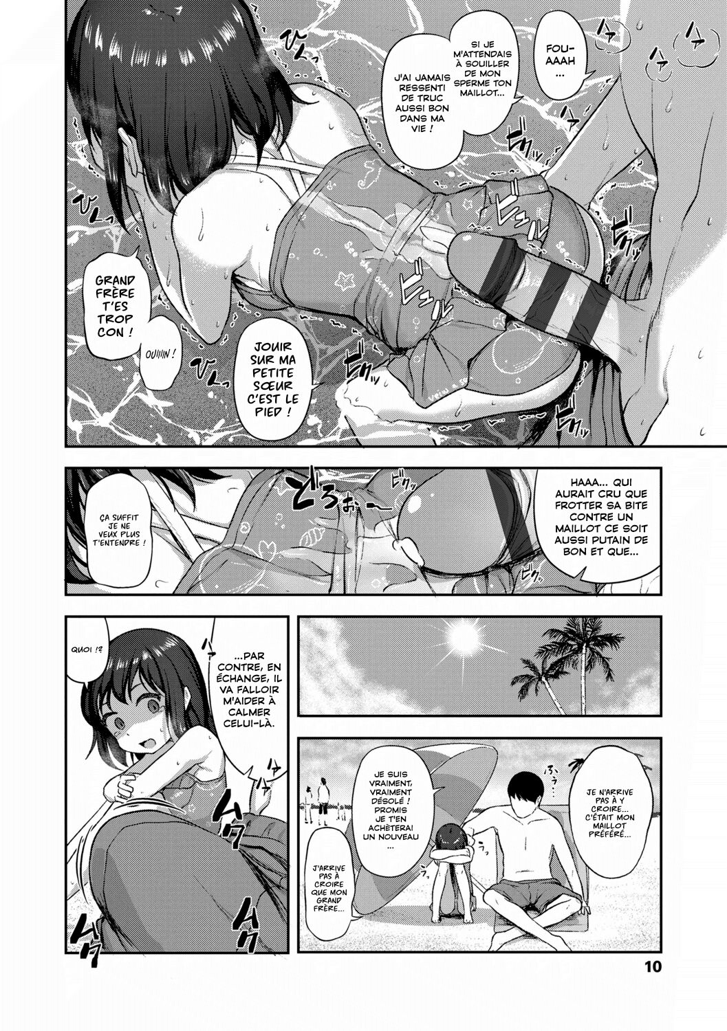Imouto Summer Vacation | Avec ma petite sœur à la plage page 8 full