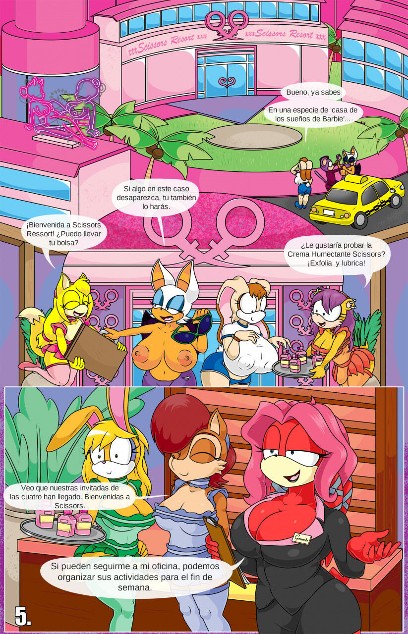 Rouge & Vanilla en: Scissors Resort page 7 full