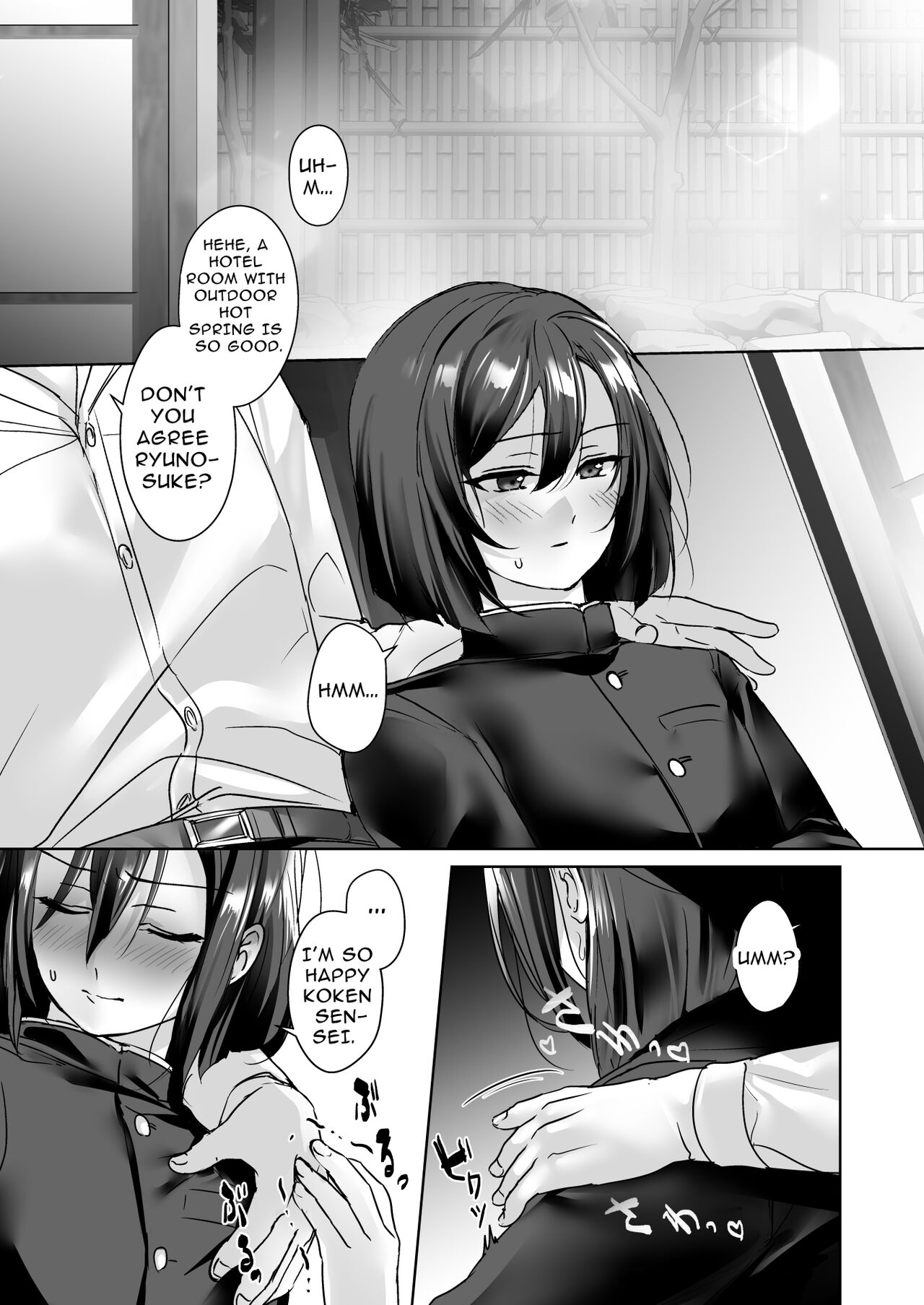 Oshiego no Shounen to Onsen Ecchi | Hotspring Sex With My Male Student page 5 full