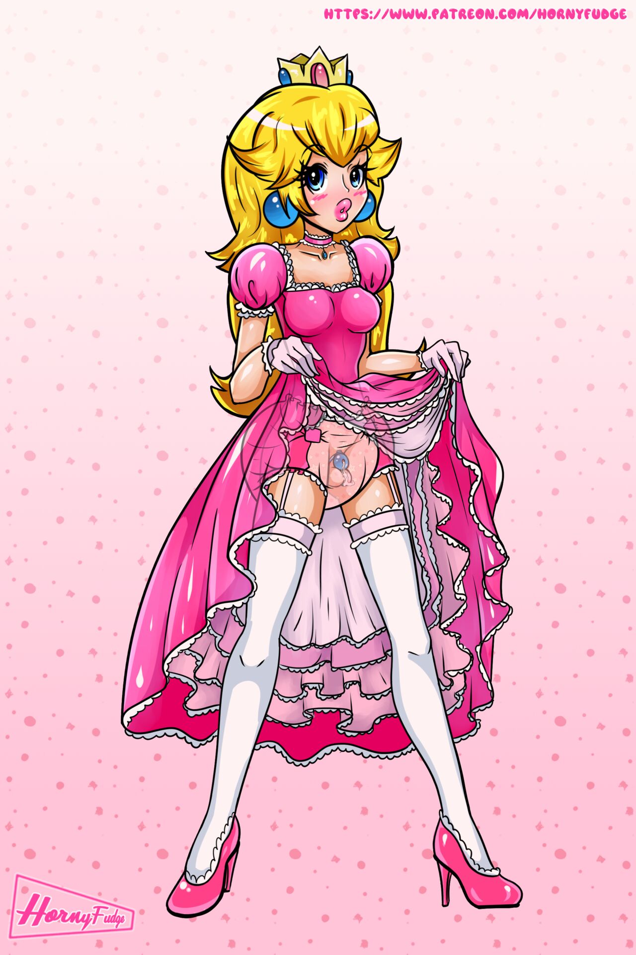 Princess Peach + diaper + chastity page 4 full