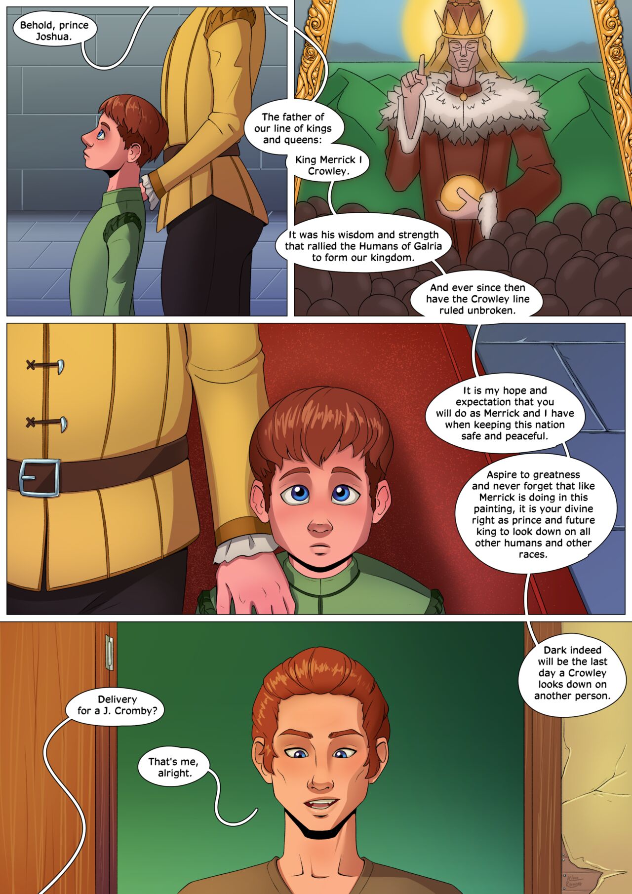 The Origins of Josie The Goblin page 1 full