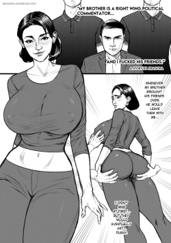 My Brother is a Right Wing Political Commentator... and I Fucked His Friends.