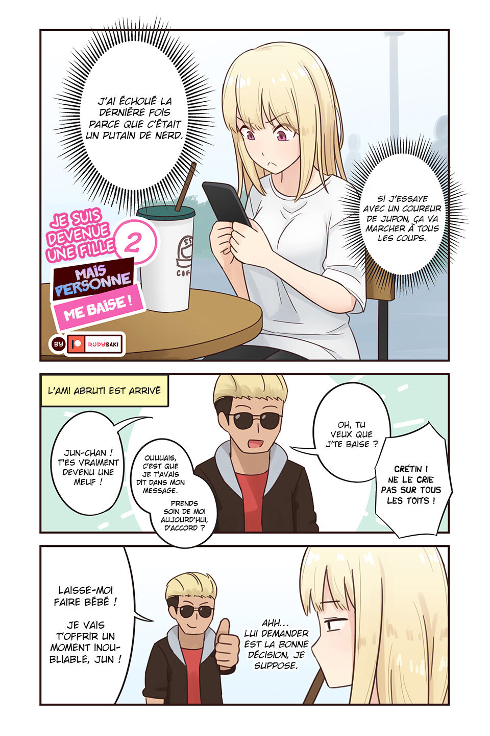 Je suis devenue une fille mais personne me baise ! #2 page 1 full