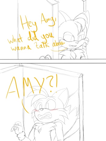 Amy (Futa) x Tails cover