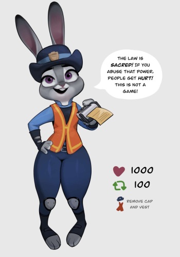 [Qupo] Judy Hopp's Stripgame cover