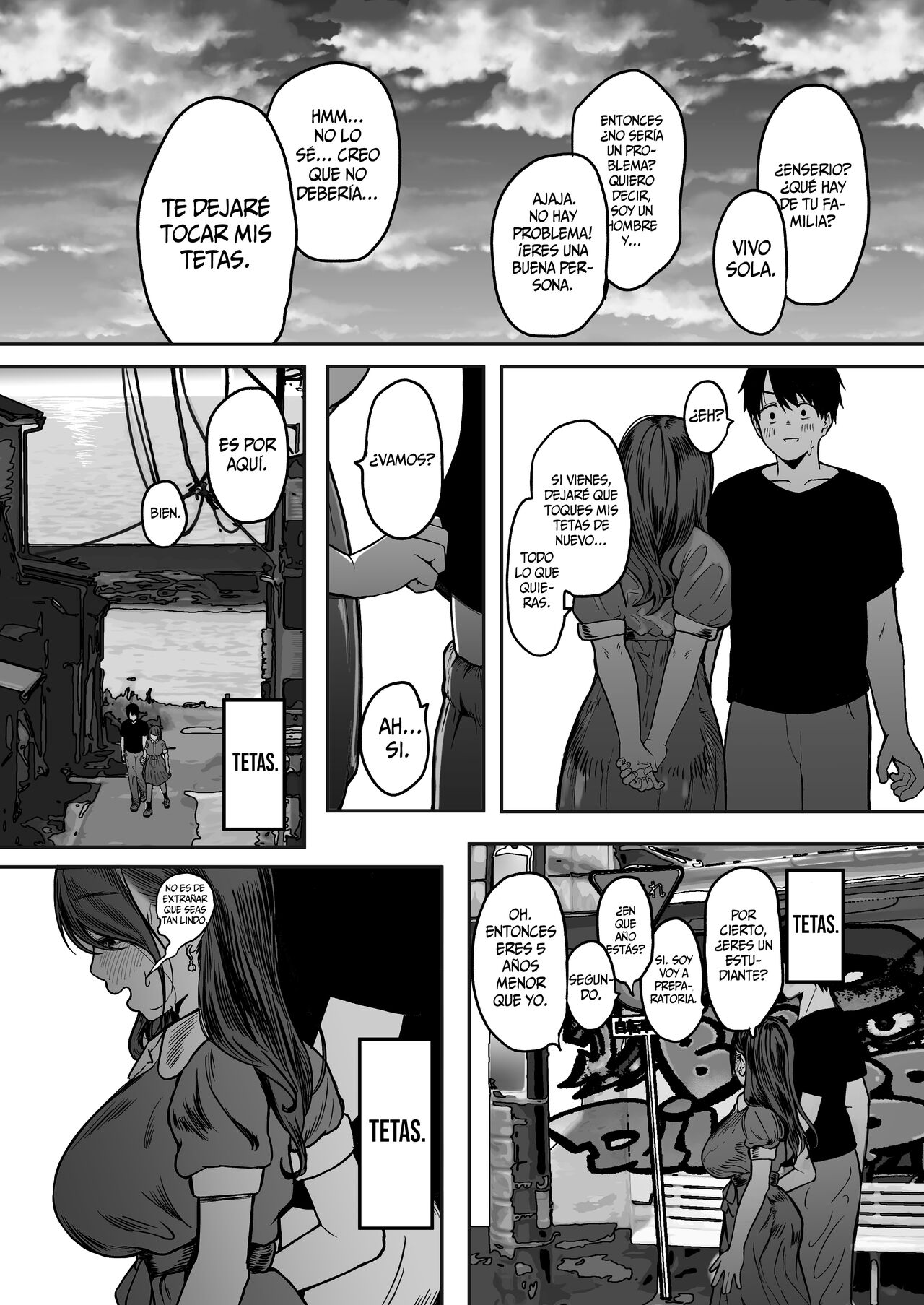 Konna ni Seiyoku Tsuyoi Oneesan dato Wakatte Itara Ie Made Tsuiteikanakatta!! | ¡¡Si Hubiese Sabido que era una Onee-san con un Deseo Sexual tan Grande, Nunca la Hubiera Seguido hasta su Casa!! page 12 full