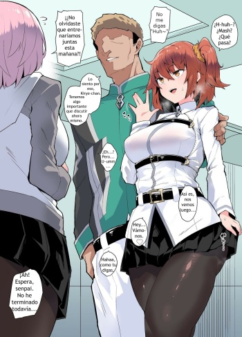 [Arimura Daikon] Ne-Back Chitsunai Shasei | Sexo de apareamiento con Ritsuka-chan (Nakadashi) (Fate/Grand Order) [Spanish] cover