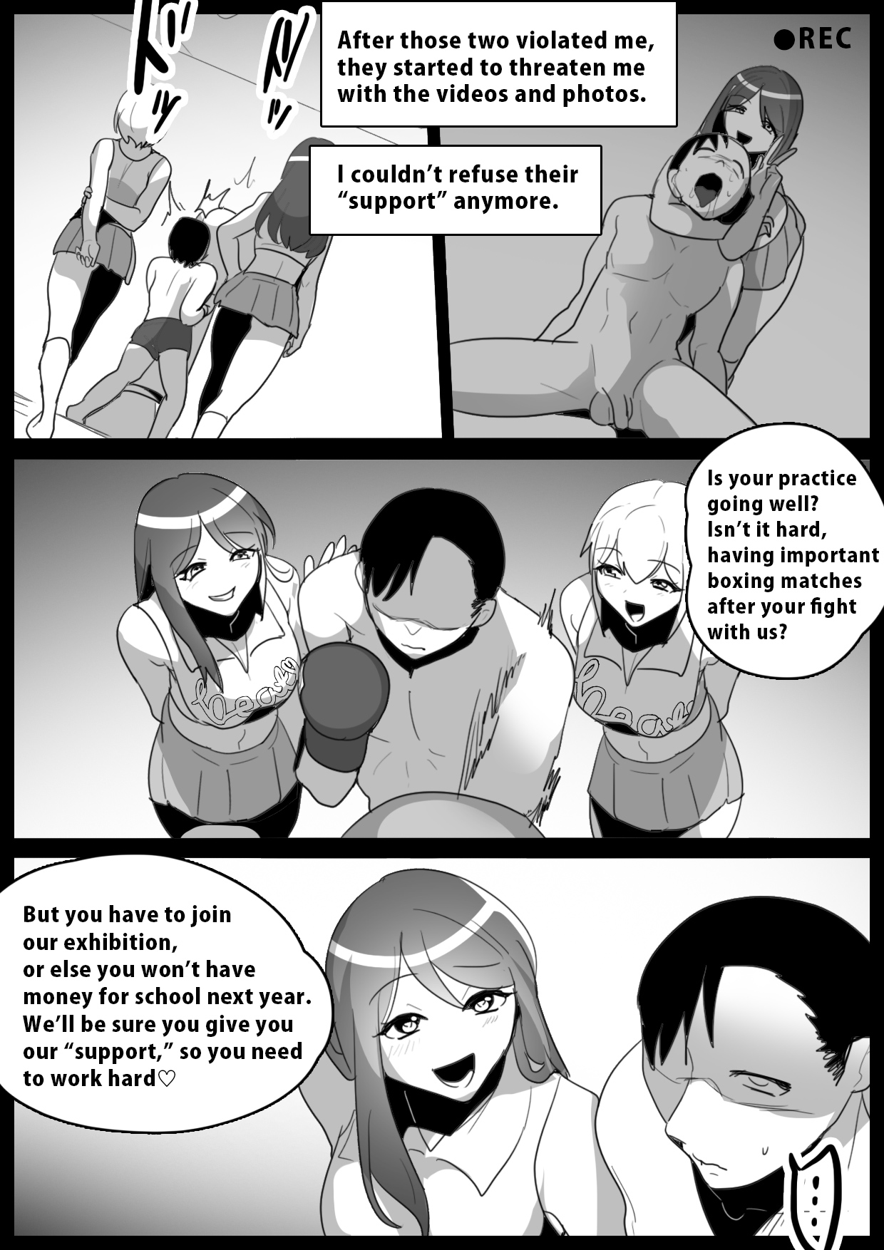 Cheerleaders Corrupt Me Into Their Masochistic Sandbag page 12 full
