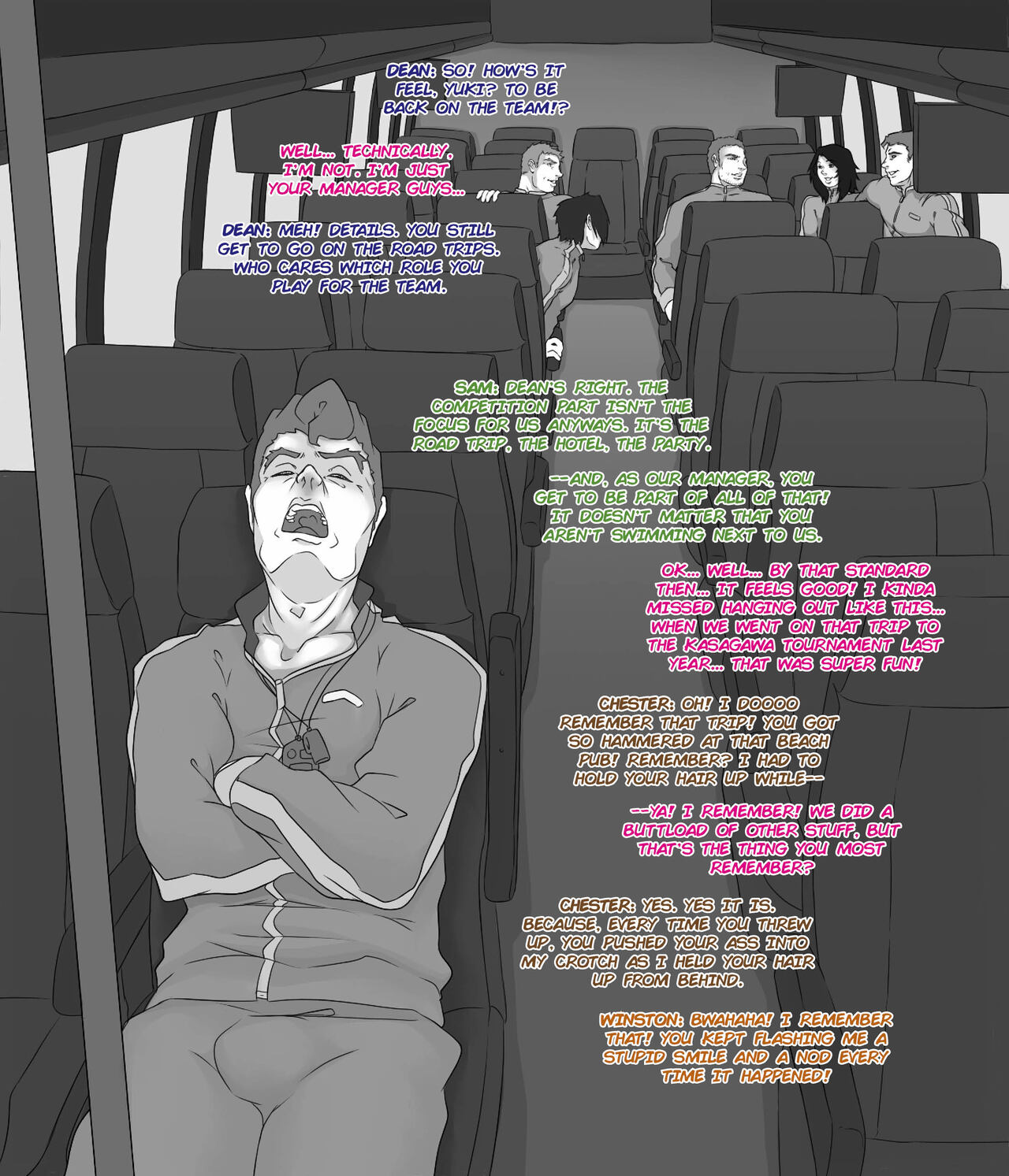 Yuki & the Swim Team page 11 full