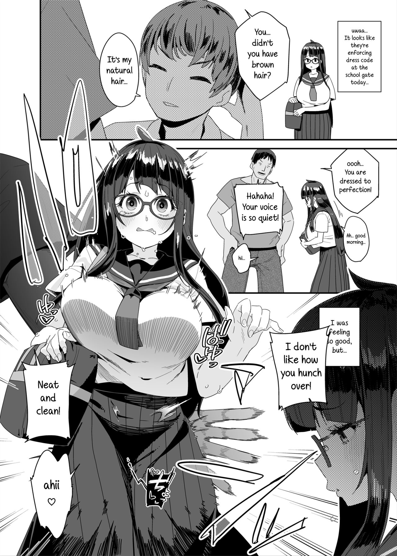 Dosukebe Kyonyuu JC ga Kounai Onanie Suru Hanashi | A Story About a Slutty, Big-Breasted JC Who Masturbates in School page 11 full