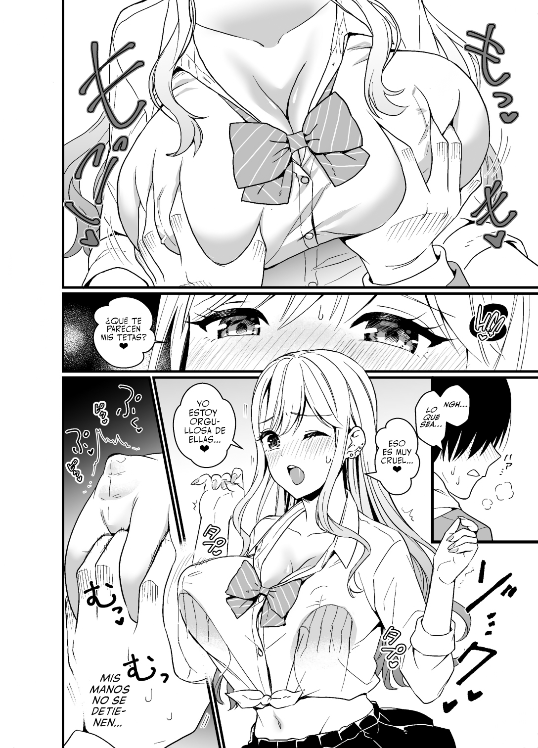 Gal ni Houkago Oppai Sawatte ku? te Sasowareru Hanashi | Aquella vez que un Par de Gyarus me Pidieron que les Tocará las Tetas Después de Clases page 6 full