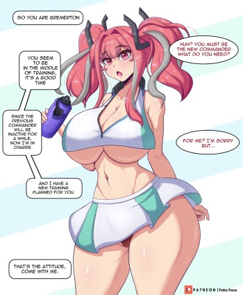 [Fake Face] BREMERTON!!! (Azur Lane) cover