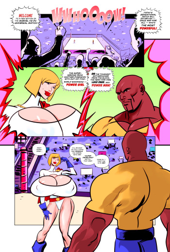 [OneSheepArmy] Power Fight (Superman) cover