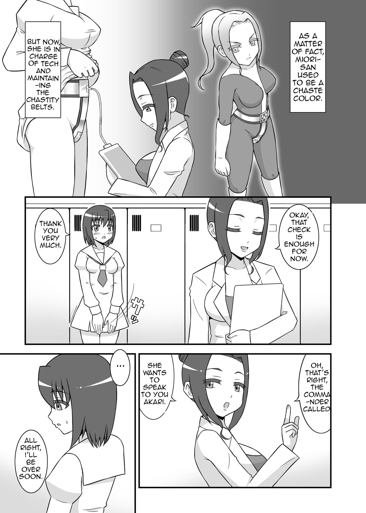 Teisou Sentai Virginal Colors Ch.1 | Chastity Sentai Chaste Colors Ch.1 page 12 full