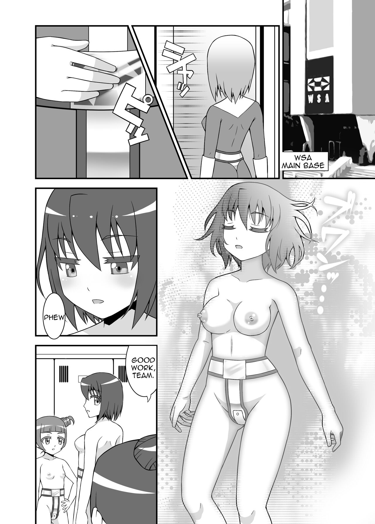Teisou Sentai Virginal Colors Ch.1 | Chastity Sentai Chaste Colors Ch.1 page 9 full