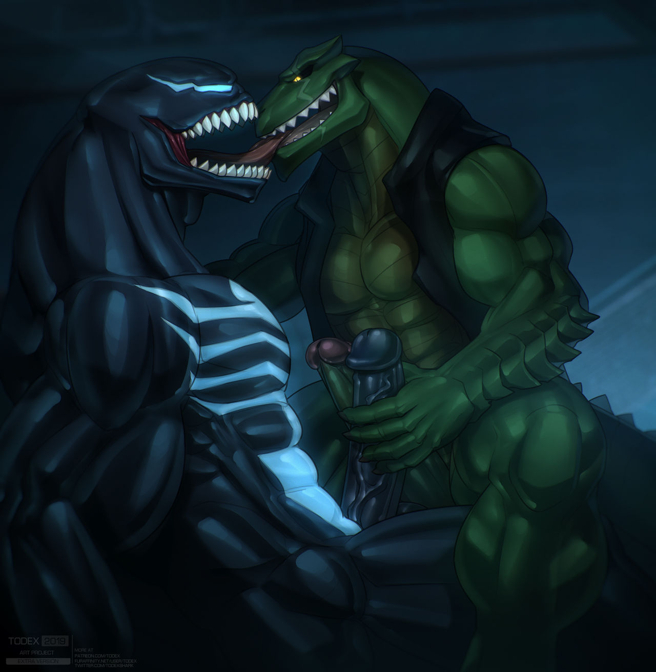 Killer Croc X Venom - Page 1 - Comic Porn XXX