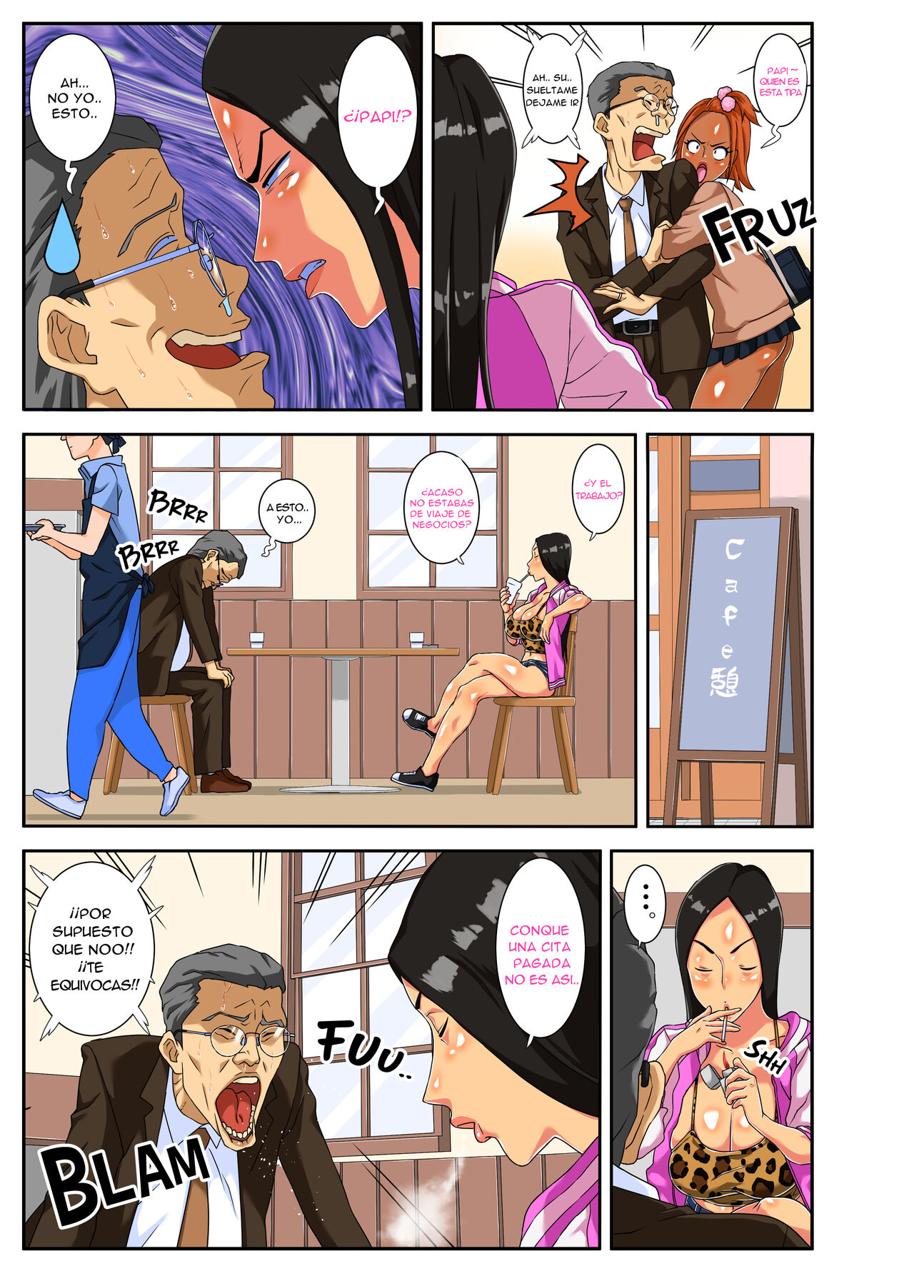 Yabai yo!! Bakunyuu Yankee Musume Ricchan! | ¡Dios mío Rii-chan! ¡¡Mi hija de grandes Tetas es una Delincuente!! page 5 full