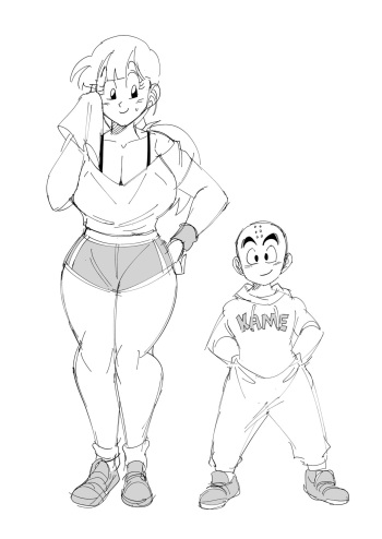 [FunsexyDB] Chichi x Krillin Workout (Dragon Ball) cover