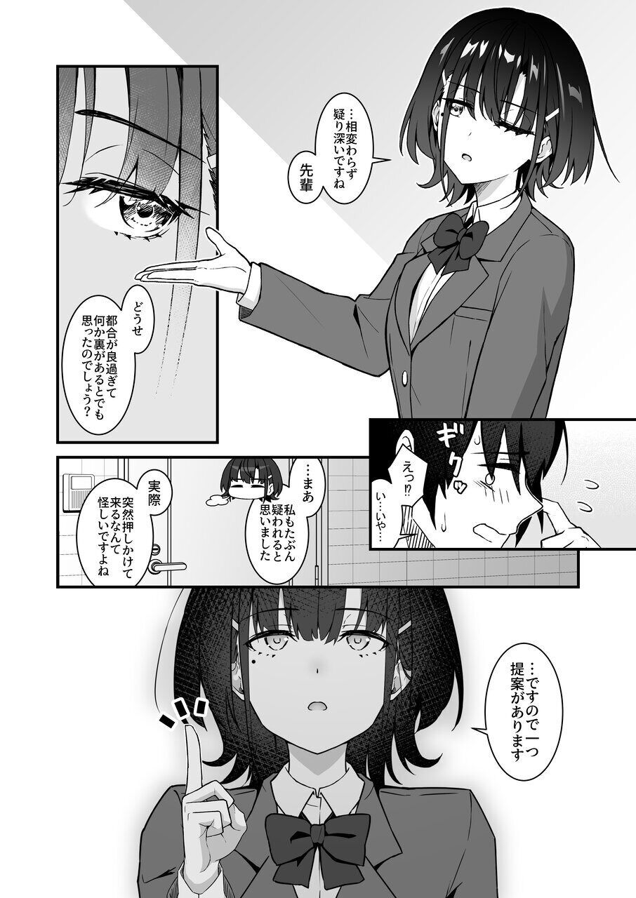 Suki Houdai Sasete kureru Kouhai Tsugou ga yo Sugite Ayashii kara Kousoku page 11 full