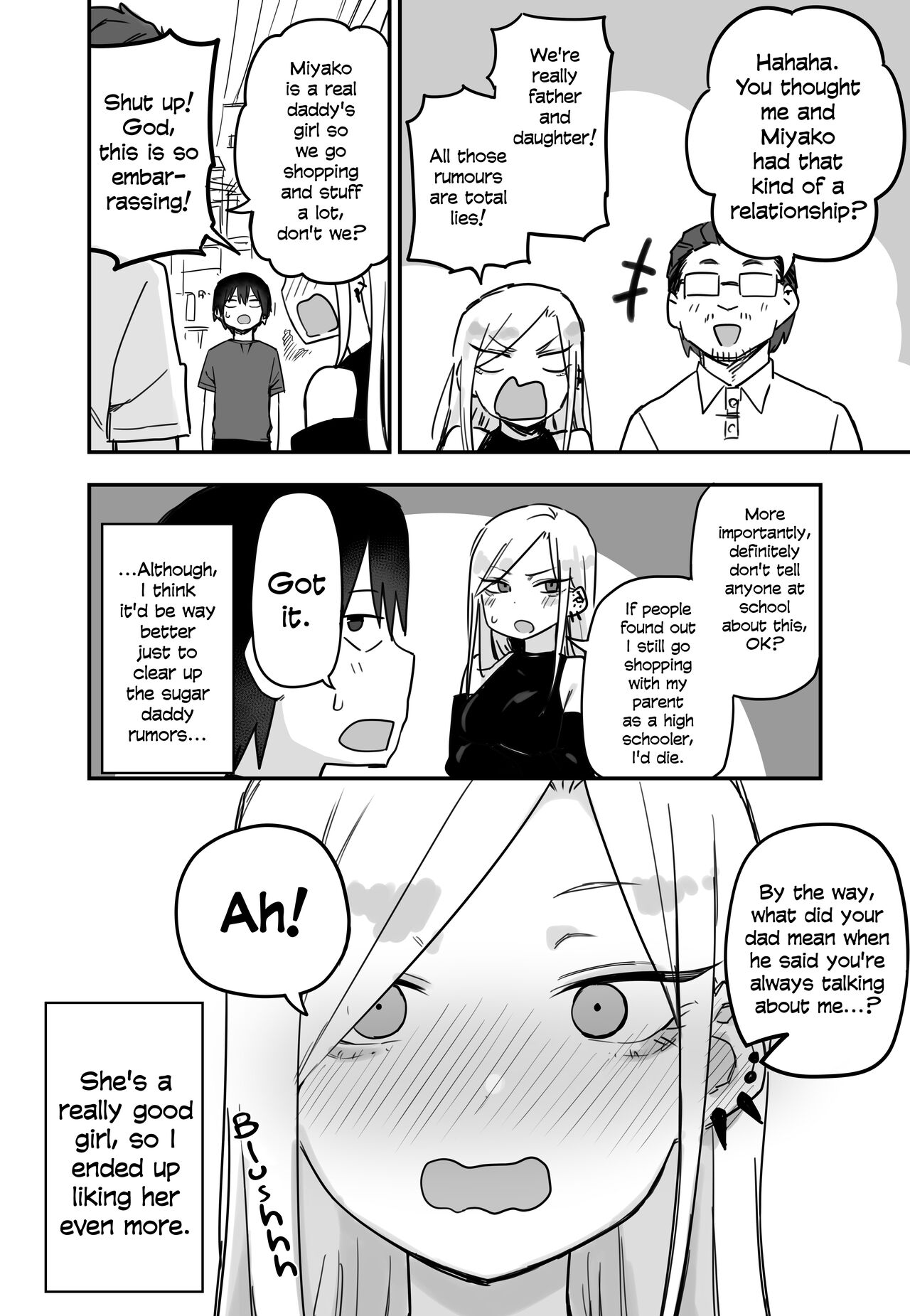 Class no Gal ga P-katsu Shitetanda ga... | The Gyaru In My Class Has A Sugar Daddy, But... page 4 full