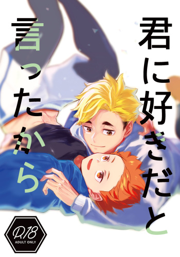 [Manmaru Kushami (nokoshi)] Kimi ni Suki da to Itta kara (Haikyuu!!) [Digital] cover