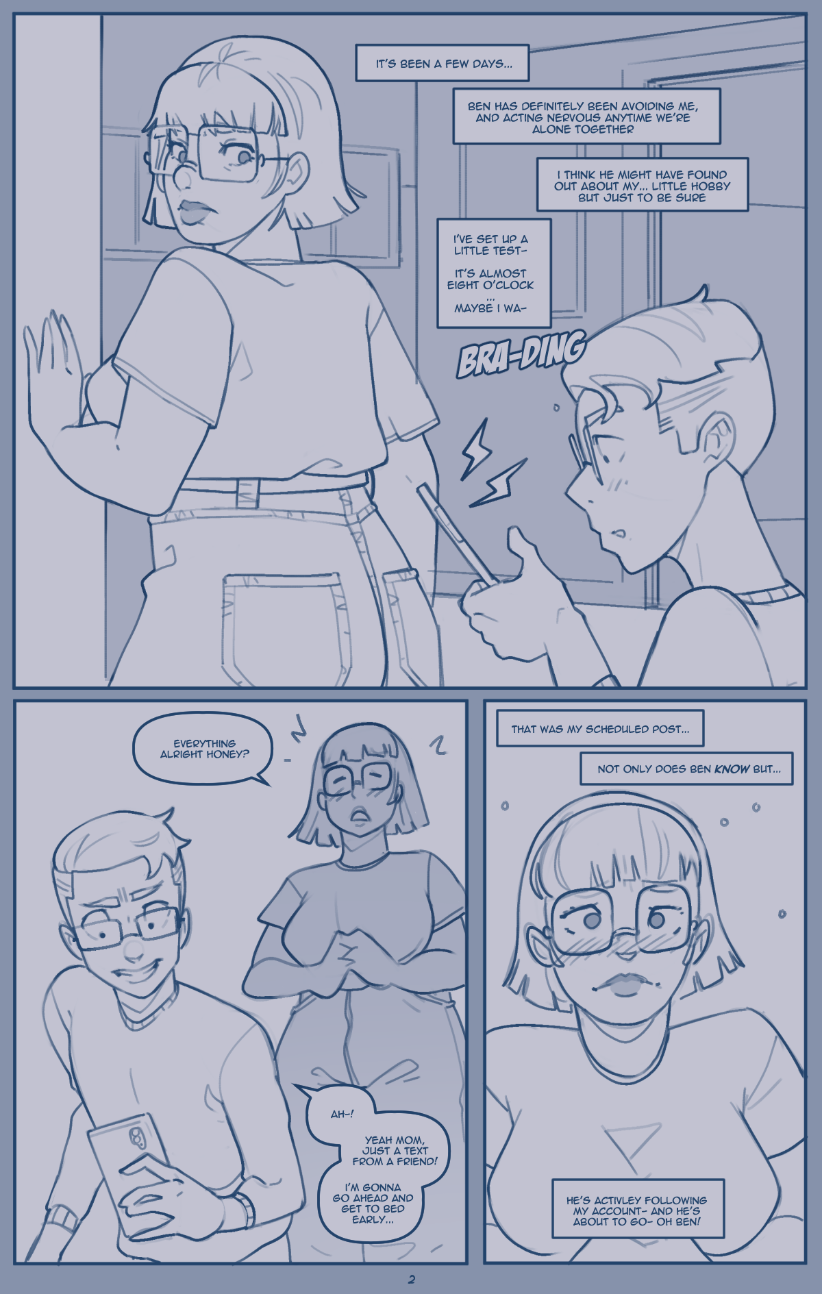 Son finds his mom online + Extras page 6 full