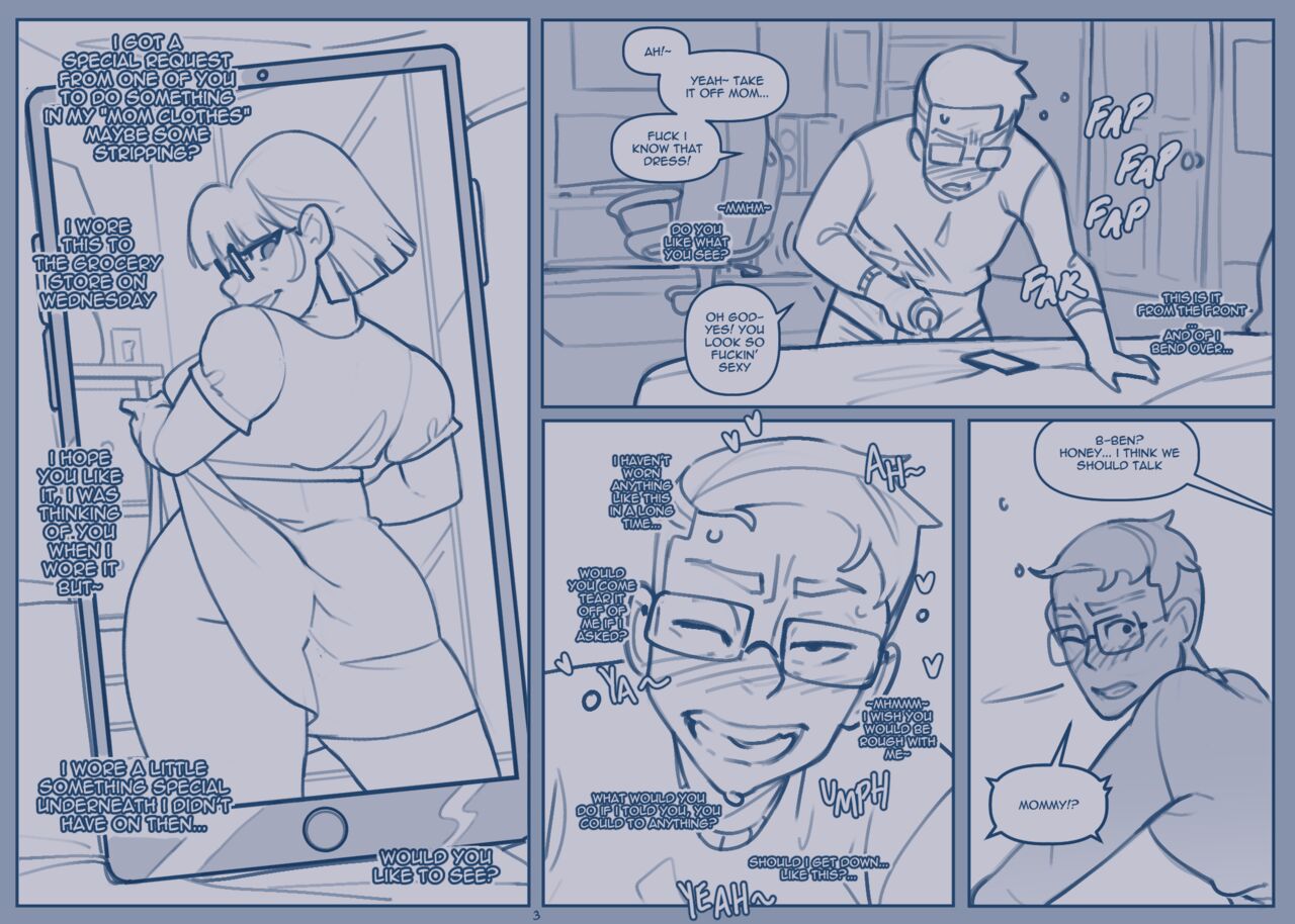 Son finds his mom online + Extras page 7 full