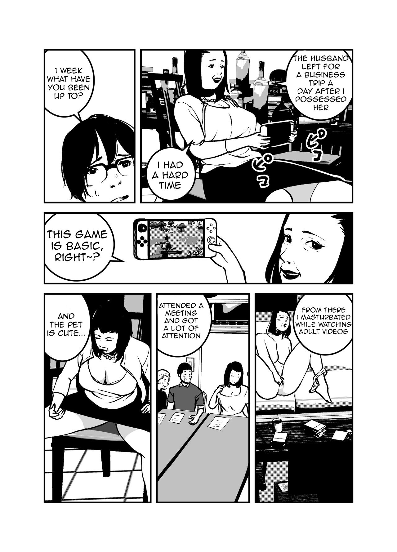 Hyoui Suru nara Kanemochi no Bakunyuu Babaa ni Kagiru! | If you want to be possessed, it must be a rich hag with big tits! page 8 full
