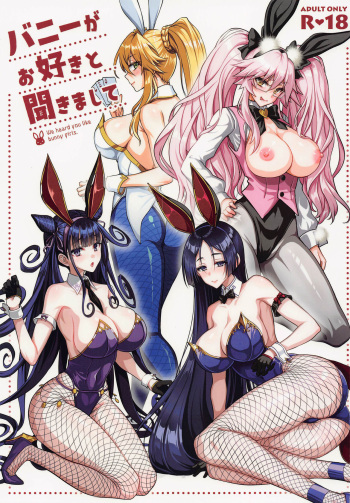 (C100) [Yohsyuan (Son Yohsyu)] Bunny ga Osuki to Kikimashite | We Heard You Like Bunny Girls. (Fate/Grand Order) [English] {Doujins.com} cover
