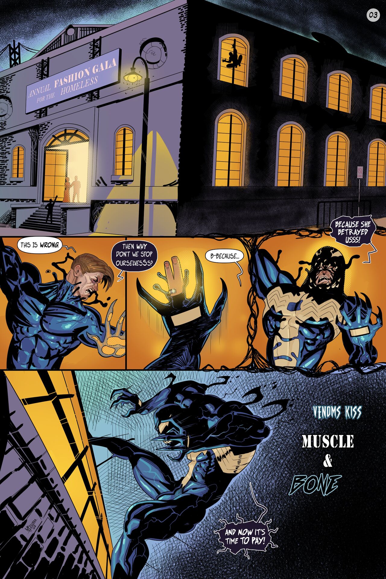 Venom's Kiss #3 - Muscle & Bone page 3 full