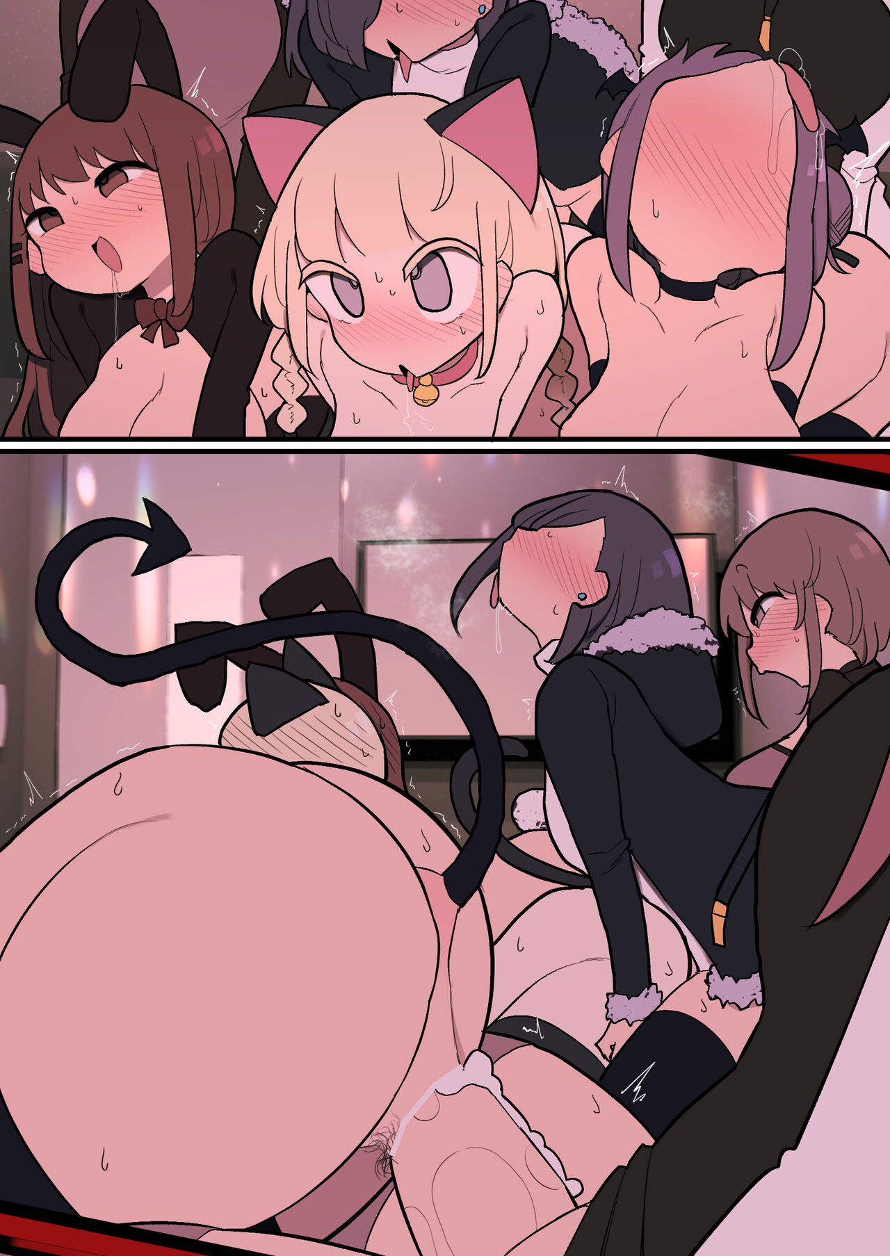 パコられたいので逆ナンしてふたなりに捕食されに行ってる子達 page 12 full