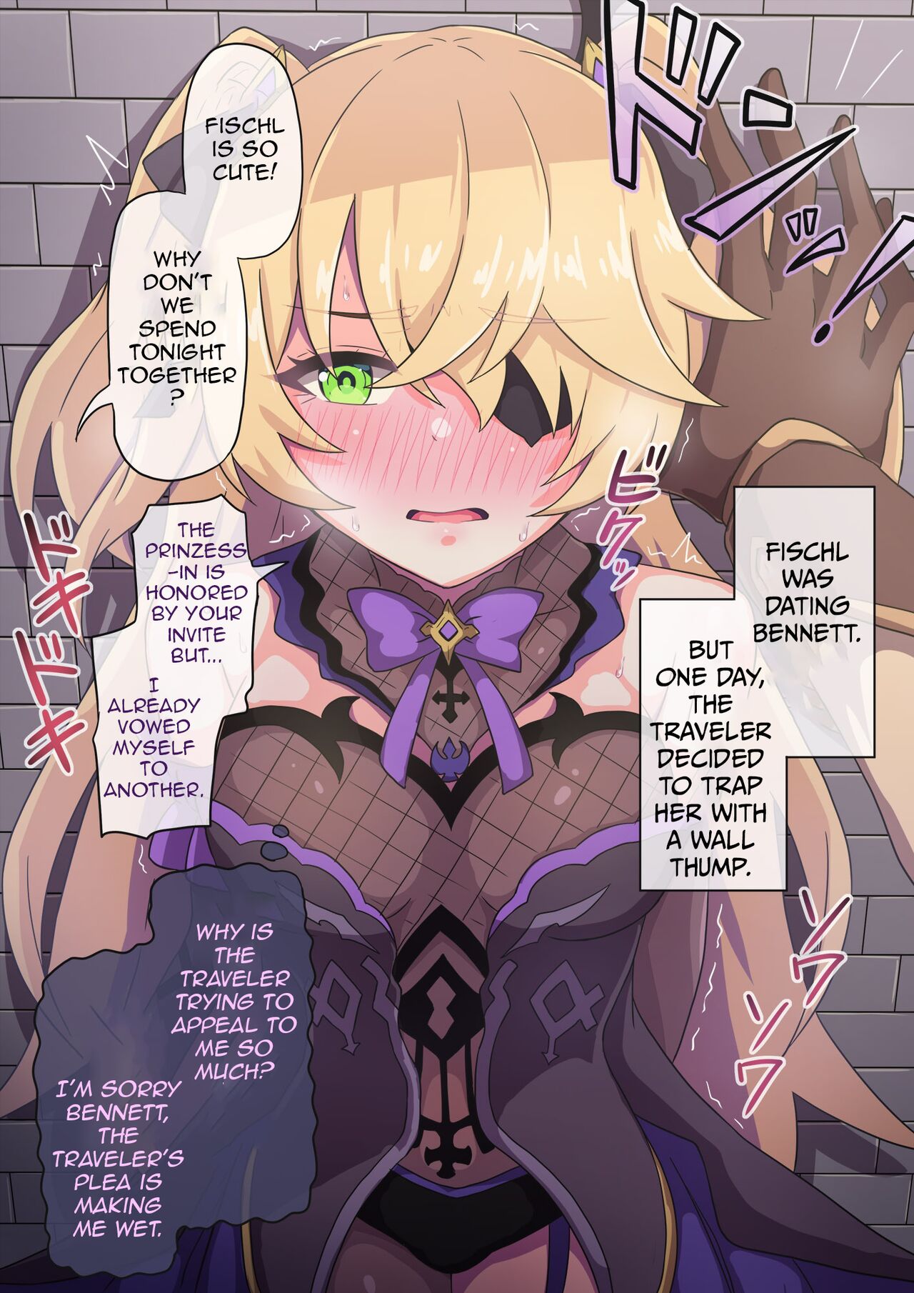 Genshin NTR: Fischl page 1 full