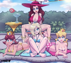 Mario Gals Pinups