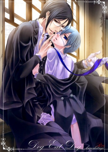 (HARUCC18) [Pink Kitten (Naokichi.)] Dog Eat Dog (Kuroshitsuji) cover