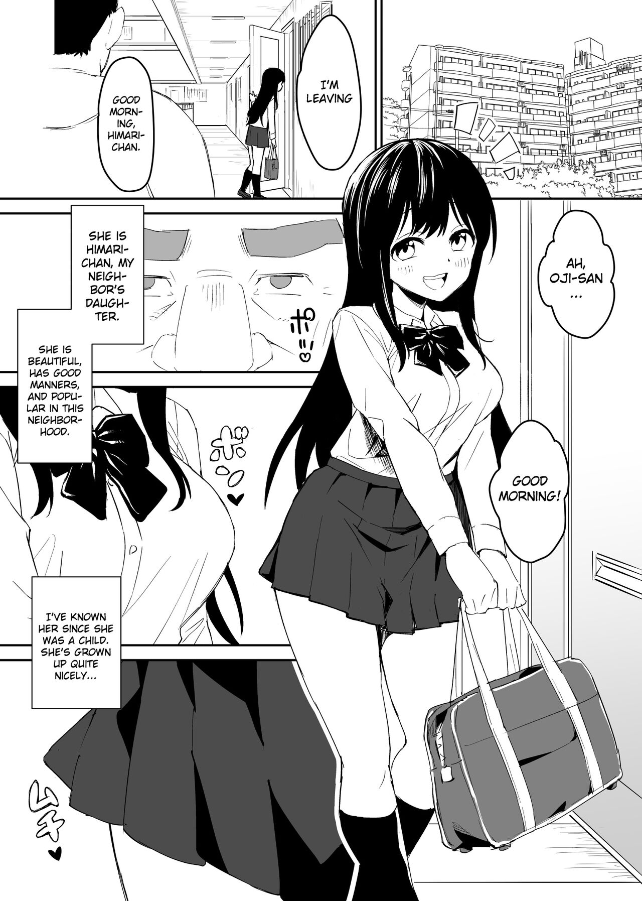 A disgusting unemployed old man  was pleased when he irresponsibly creampied a beautiful JK girl's virgin pussy. page 7 full