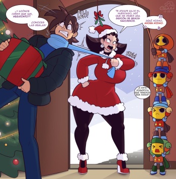 [Cobatsart] Tron x Megaman Happy Holiday cover