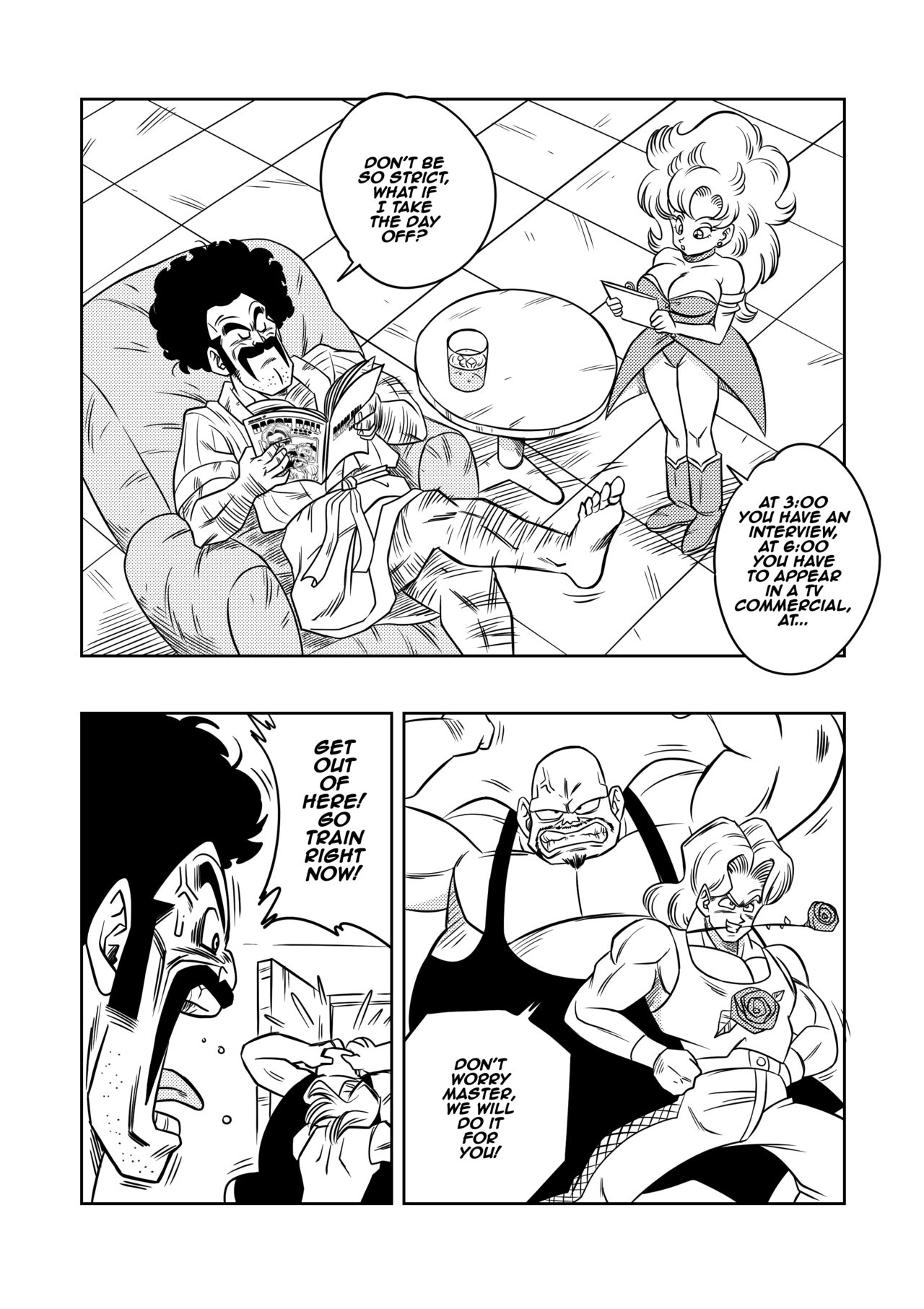 Miss Pizza and mr.Satan! page 3 full