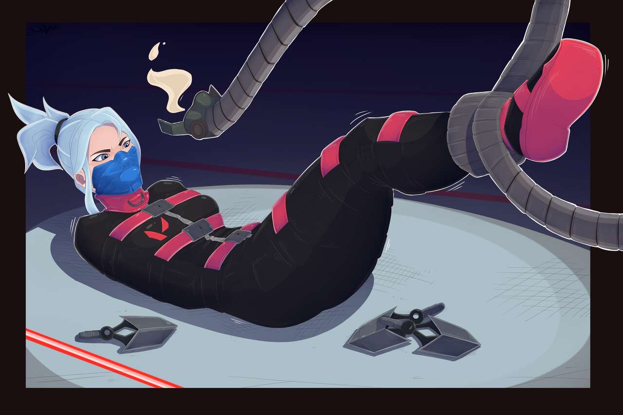 Jett Captured by the Reprogrammed Training Bot page 11 full